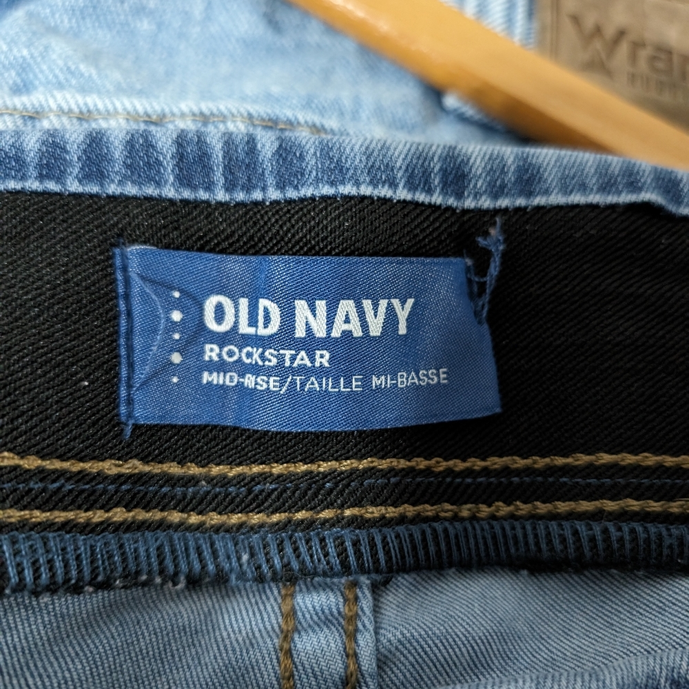 Old Navy Rockstar Jeans Pull On Size 12 - Picture 4 of 5